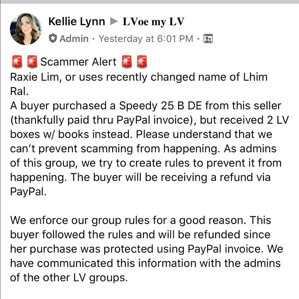 🚨🚨SCAMMER 🚨🚨 ALERT
